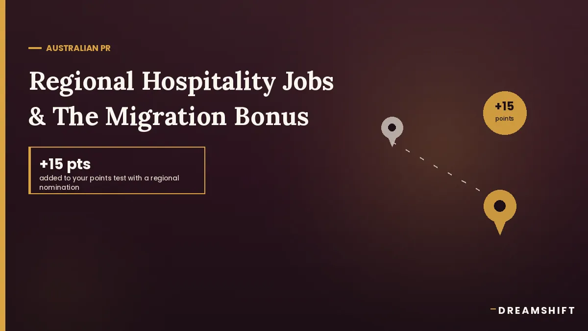 Regional Hospitality Jobs and the Skilled Migration Bonus: Is a Country Move Worth It?