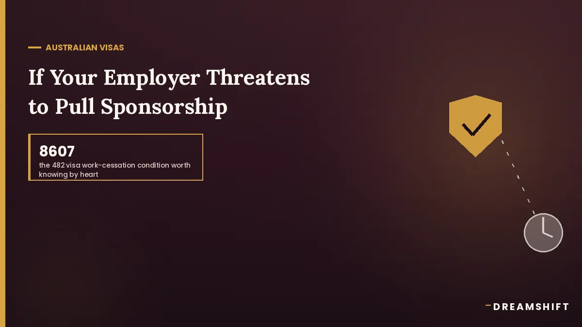 What to Do If Your Employer Threatens to Withdraw Sponsorship