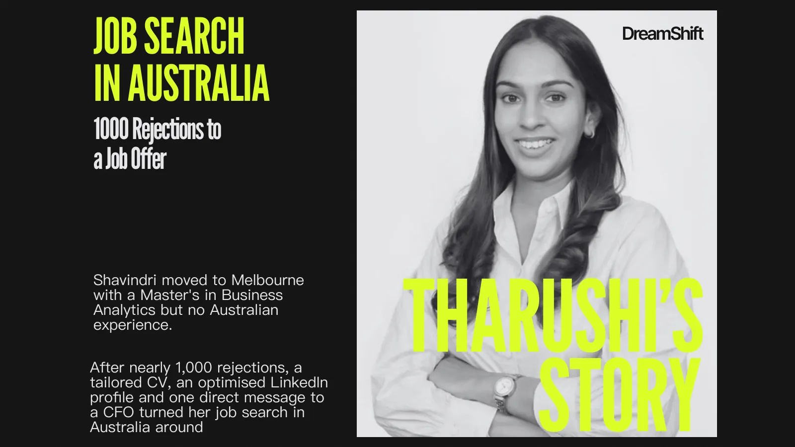 Shavindri's Job Search in Australia: From a Thousand Rejections to a CFO's Phone Call